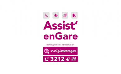 Logo d'assist' enGare de la SNCF