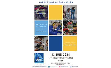 Affiche de Ladapt Marne Formation