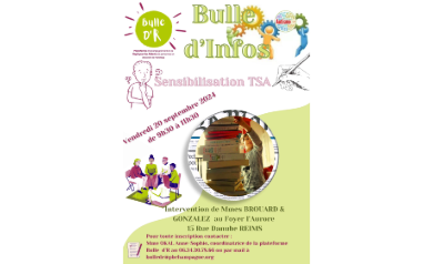 Image Bulle d'infos : sensibilisation autisme